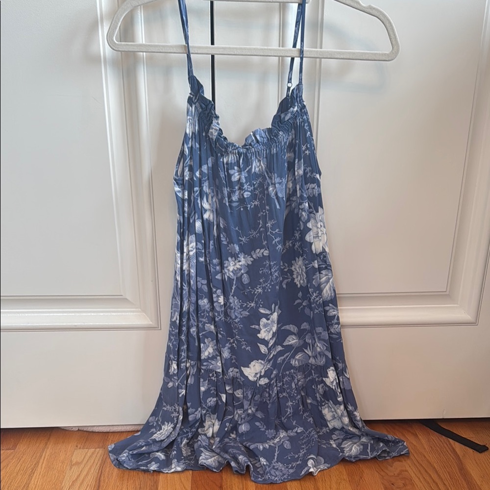H&M Blue Floral Dress